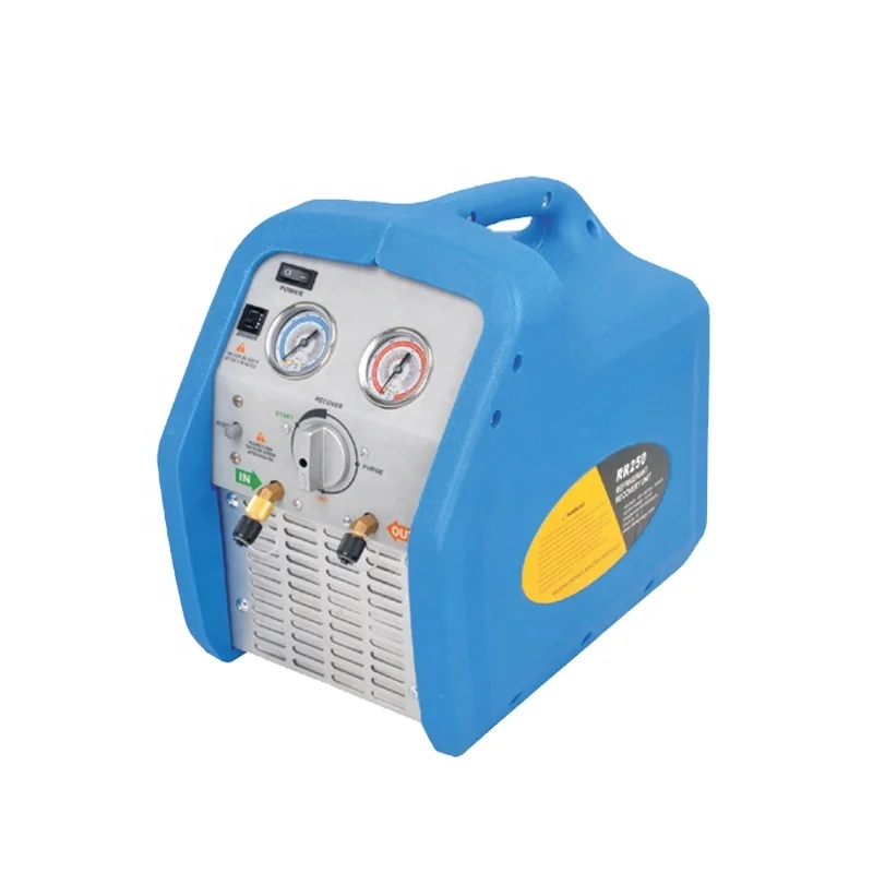 

Машина для восстановления переменного тока RR250, устройство для восстановления хладагента, безмасляный насос для хладагента, HCFC,HFC, поршнево...