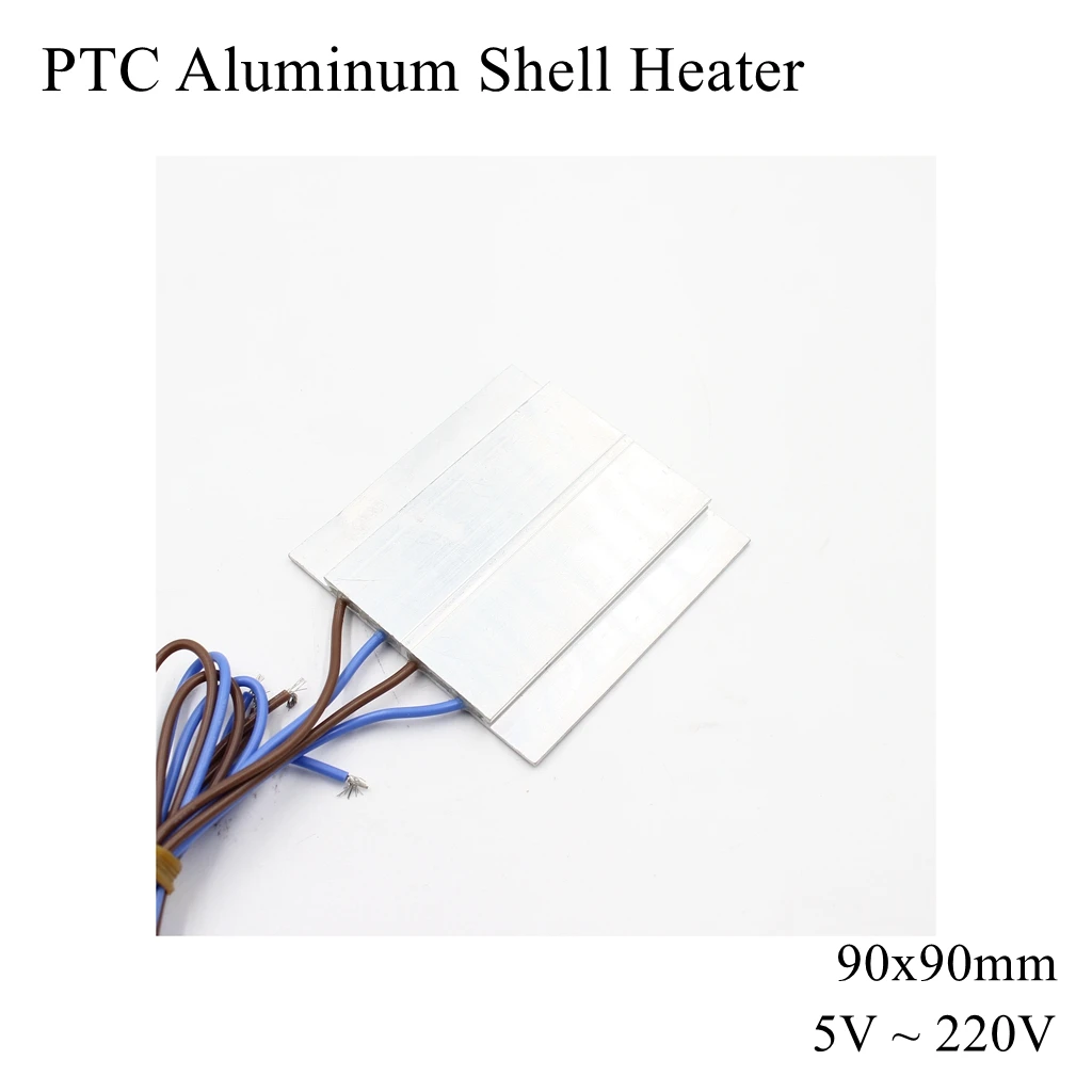 

Нагреватель в алюминиевом корпусе с термостатом, 90x90 мм, 12 В, 24 В, 110 В, 220 В