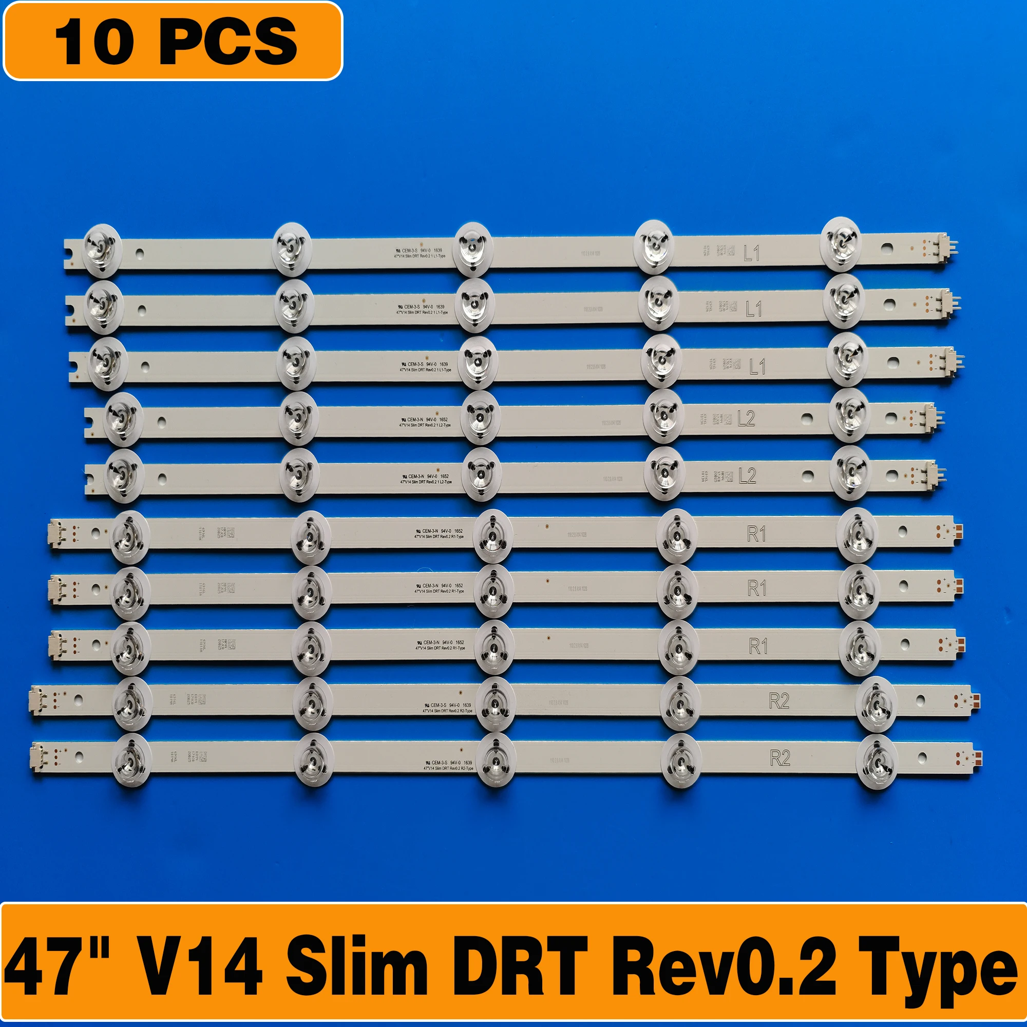 LED Backlight Array LC470DUF (VG) (F1) (F2) 47″ V14 Slim DRT for TX-47AS650E TX-47AS740E TX-47ASW654 TX-47ASW754 TH-47AS670H