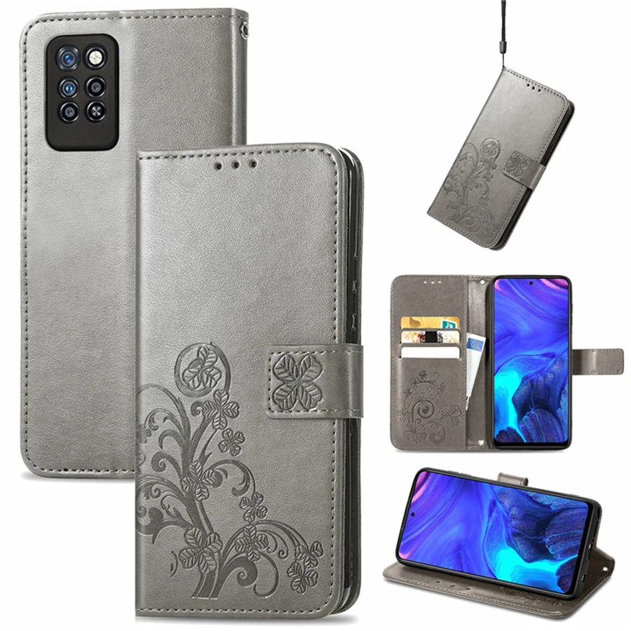 

Flip Case for Infinix Note 10 Pro NFC Leather Wallet Case for Infinix Hot 12i 12 11 10 Play 10S NFC Note 11 Pro Shell Pova 2 3