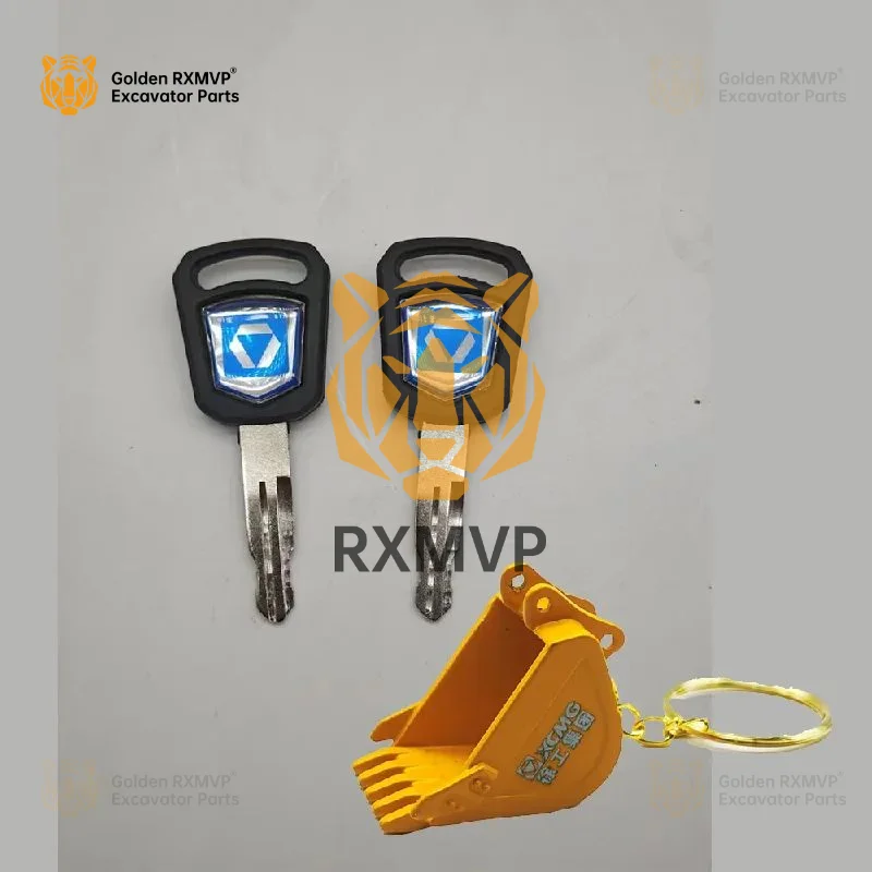 Брелок для ключей экскаватора XCMG 55 60 75DA 80 200 215D новый ключ зажигания и стартера