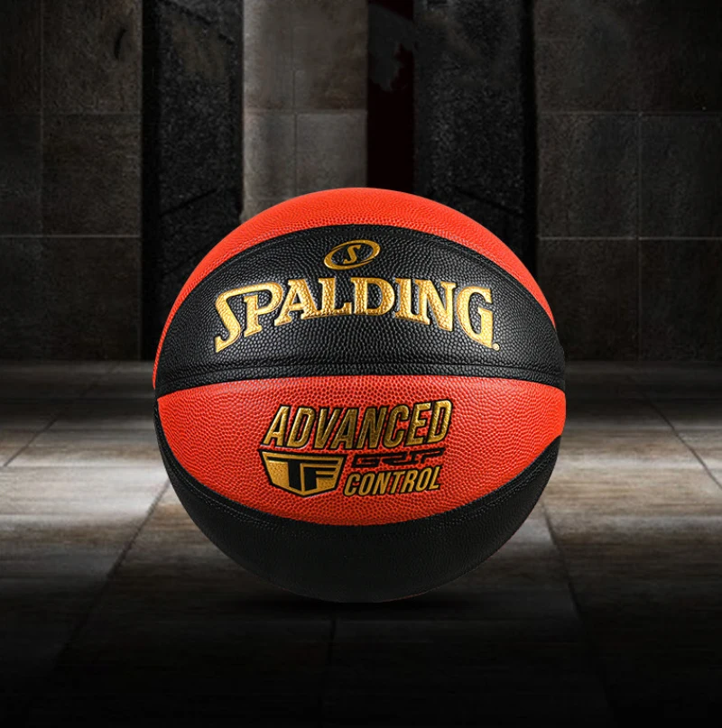 Spalding Basketball  PU Wear Resistant TF-AGC Basketball 76-872Y Indoor Outdoor Match Training Basketball Ball size 7