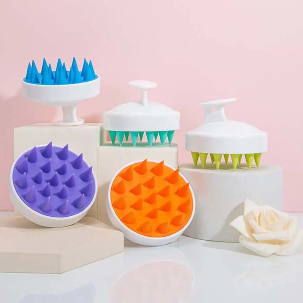 

1Pc Shampoo Brush Scalp Massage Shower Brush SPA Hair Brush Hair Care Tool
