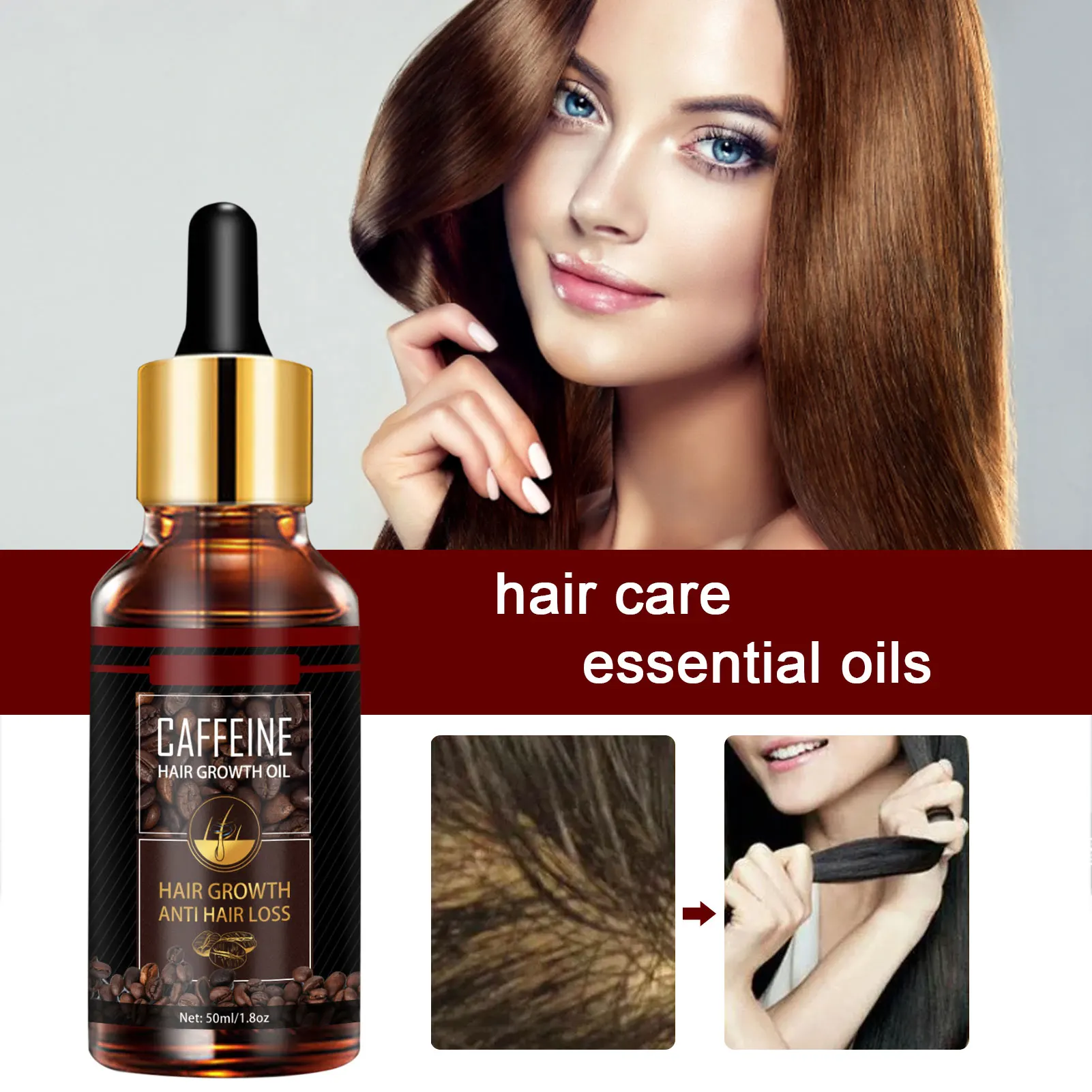 Сыворотка для роста волос Восстанавливающее Средство масло сухих поврежденных с