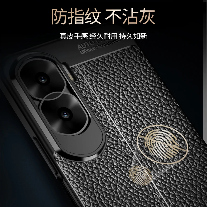 For Honor 90 Lite Case Luxury Silicone Leather Rubber Case For Honor 90 Lite Cover Honor 90 Lite Case TPU Protector