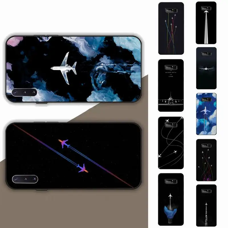 

Aircraft Helicopter Airplane Pilot fly Phone Case for Samsung Note 5 7 8 9 10 20 pro plus lite ultra A21 12 72