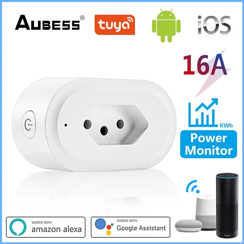 

Умная розетка с поддержкой Wi-Fi, 16 А/10 А