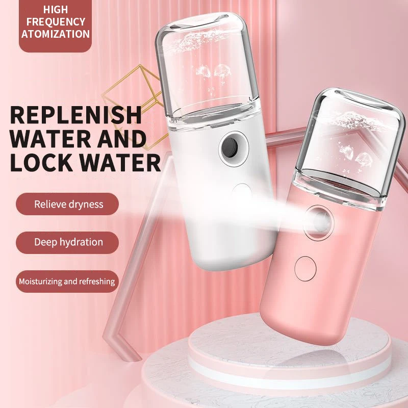 

USB нано-распылитель для лица, увлажнитель, перезаряжаемый небулайзер, инструмент для ухода за кожей лица, инструменты для красоты
