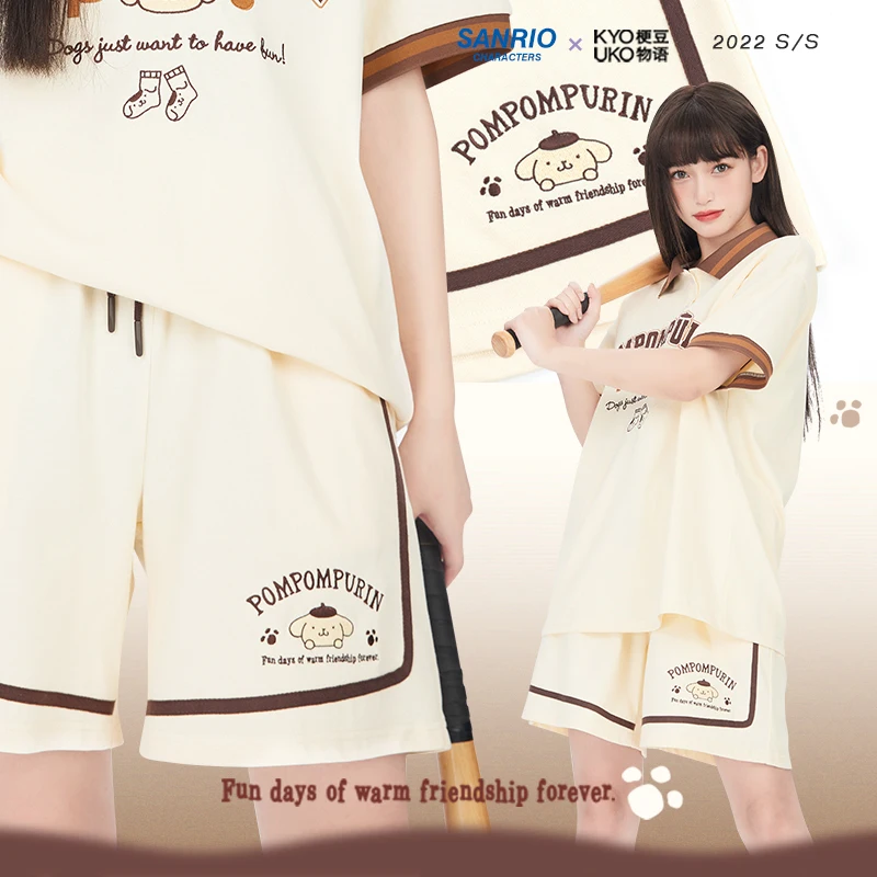 

Милые спортивные шорты Sanrios Kuromi с мультяшным аниме Cinnamoroll My Melody летние свободные спортивные шорты со шнуровкой подарок для друзей