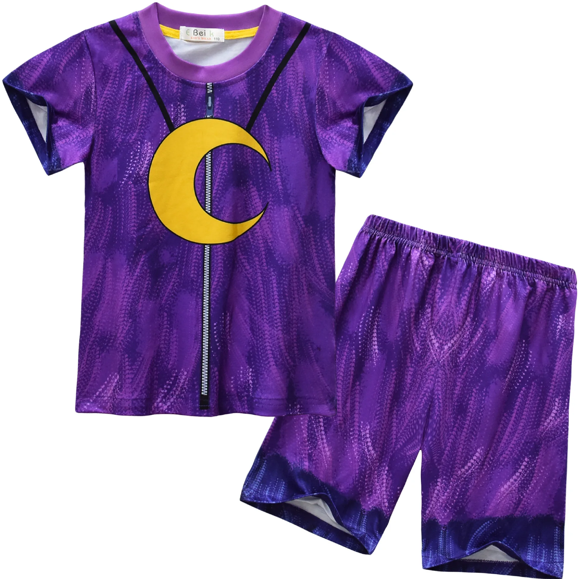 Детские косплей улыбающиеся животные 2 шт. футболки с короткими рукавами и