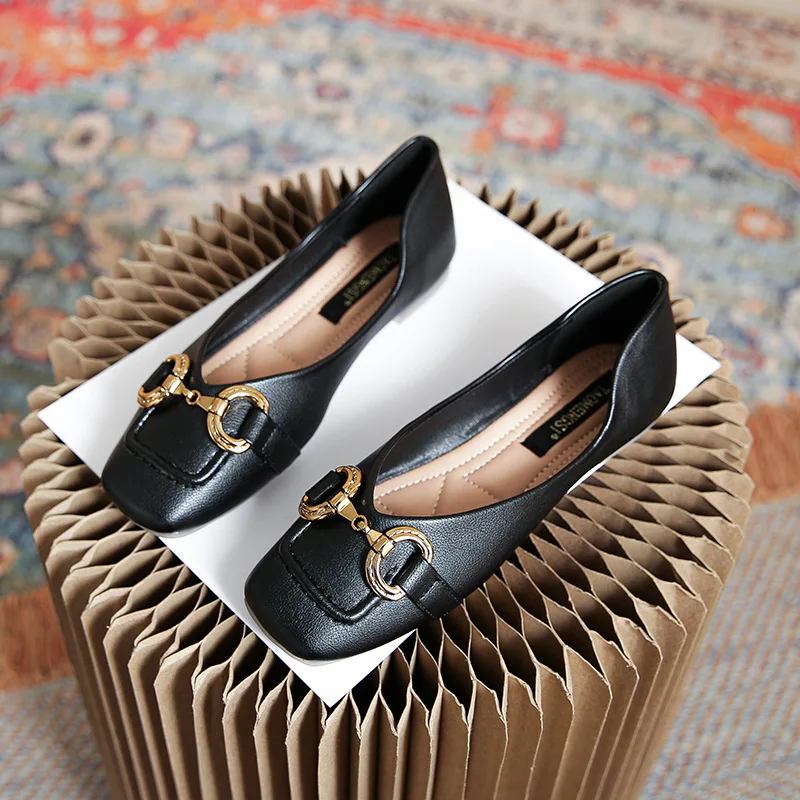 

Повседневная обувь, удобные балетки на мягкой подошве, женская обувь без шнуровки, металлическая кожа, женская обувь на плоской подошве