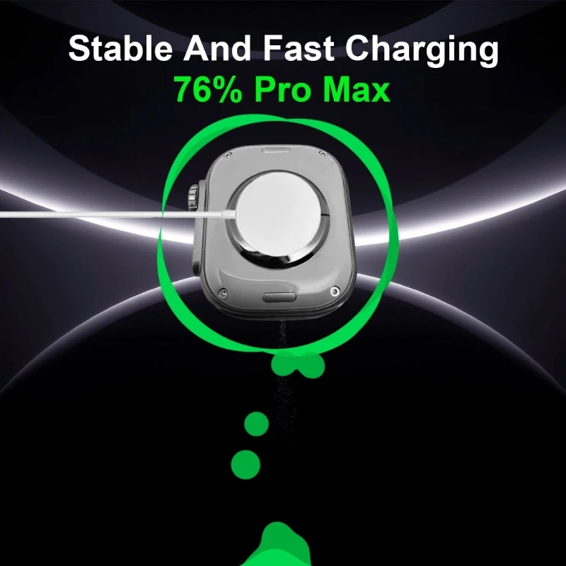 Практичный шнур для зарядки часов быстрой магнитной 40 см подходит WS9A WS9C