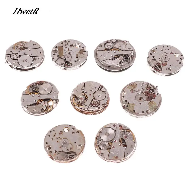 

Steampunk Old Watch Movement Parts Gears Cogs Wheels Assorted Art DIY