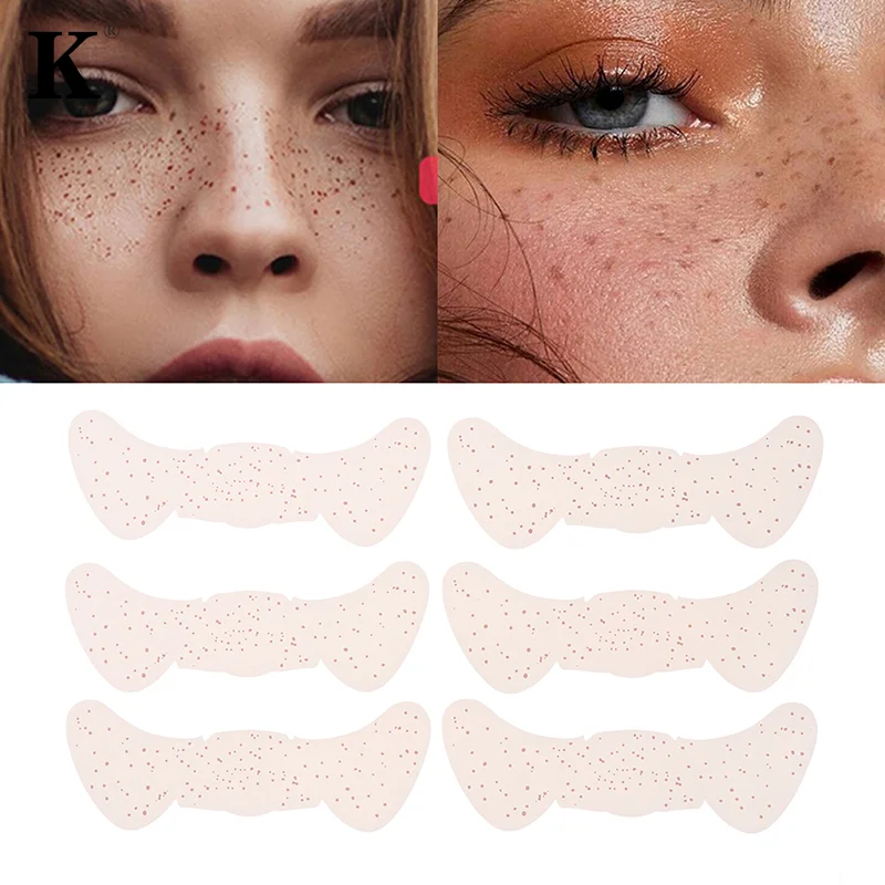 

6/10pcs Sexy Fake Freckles Tattoo Stickers Freckles Makeup Stickers Women Make Up Accessories Fashion Makeup Removable
