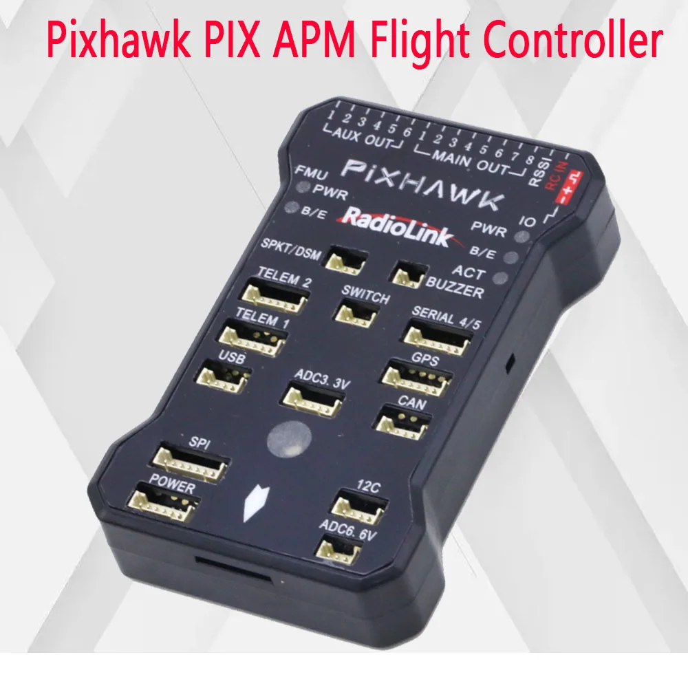 Радиоуправляемый Полетный контроллер Pixhawk PIX APM с M8N GPS зуммер 4G SD карта