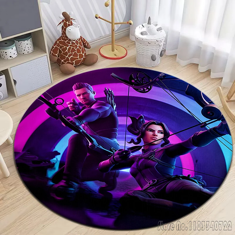 Игра Fort Gun и пожарная битва круглый ковер спальня гостиная дверной коврик пикник