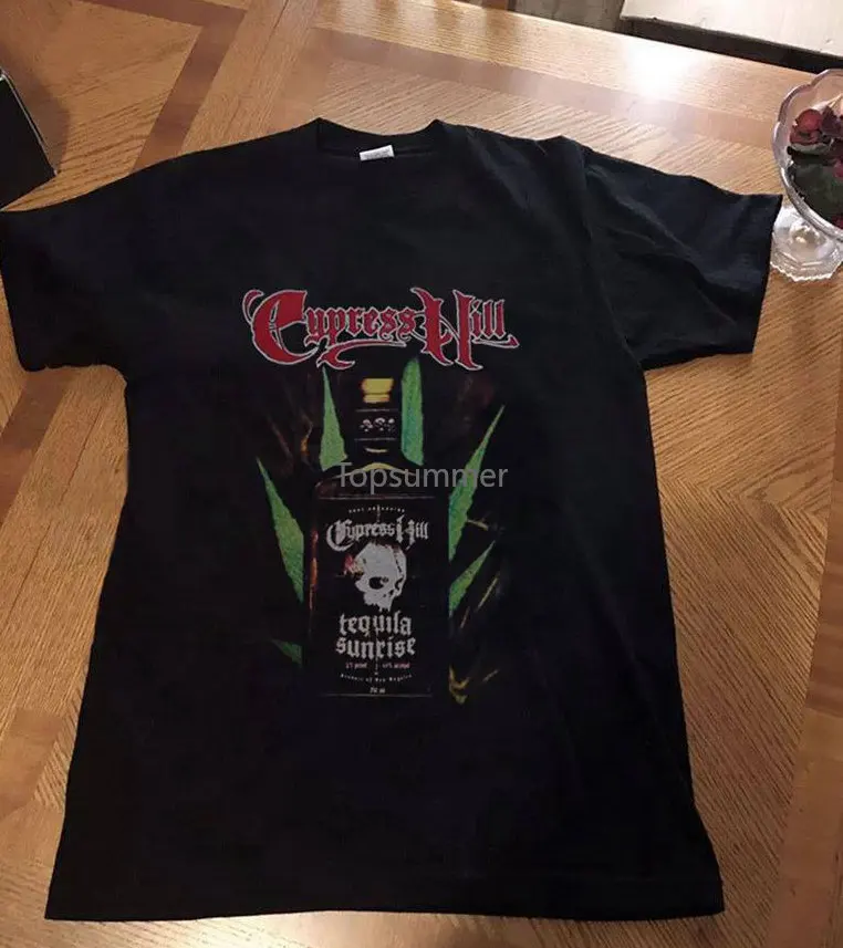 Vtg Cypress Hill Tour концерт 1998 Текила Sunrise Rap футболка с принтом в стиле хип-хоп # A