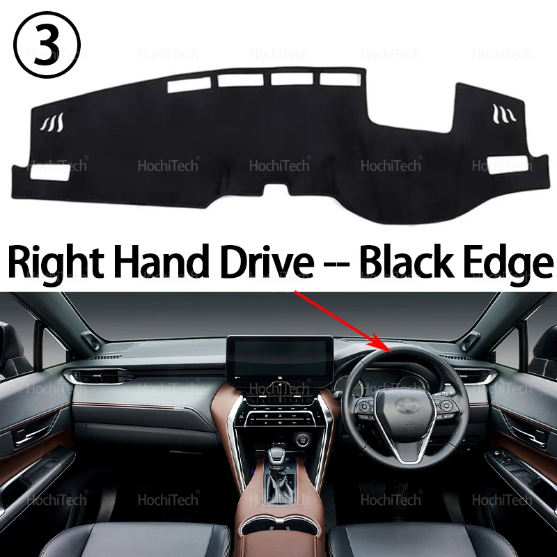 

Для Toyota Harrier XU80 2020 2021 2022 2023 2024 2025 крышка приборной панели автомобиля избегайте света Pad крышка инструмента коврик ковер аксессуары