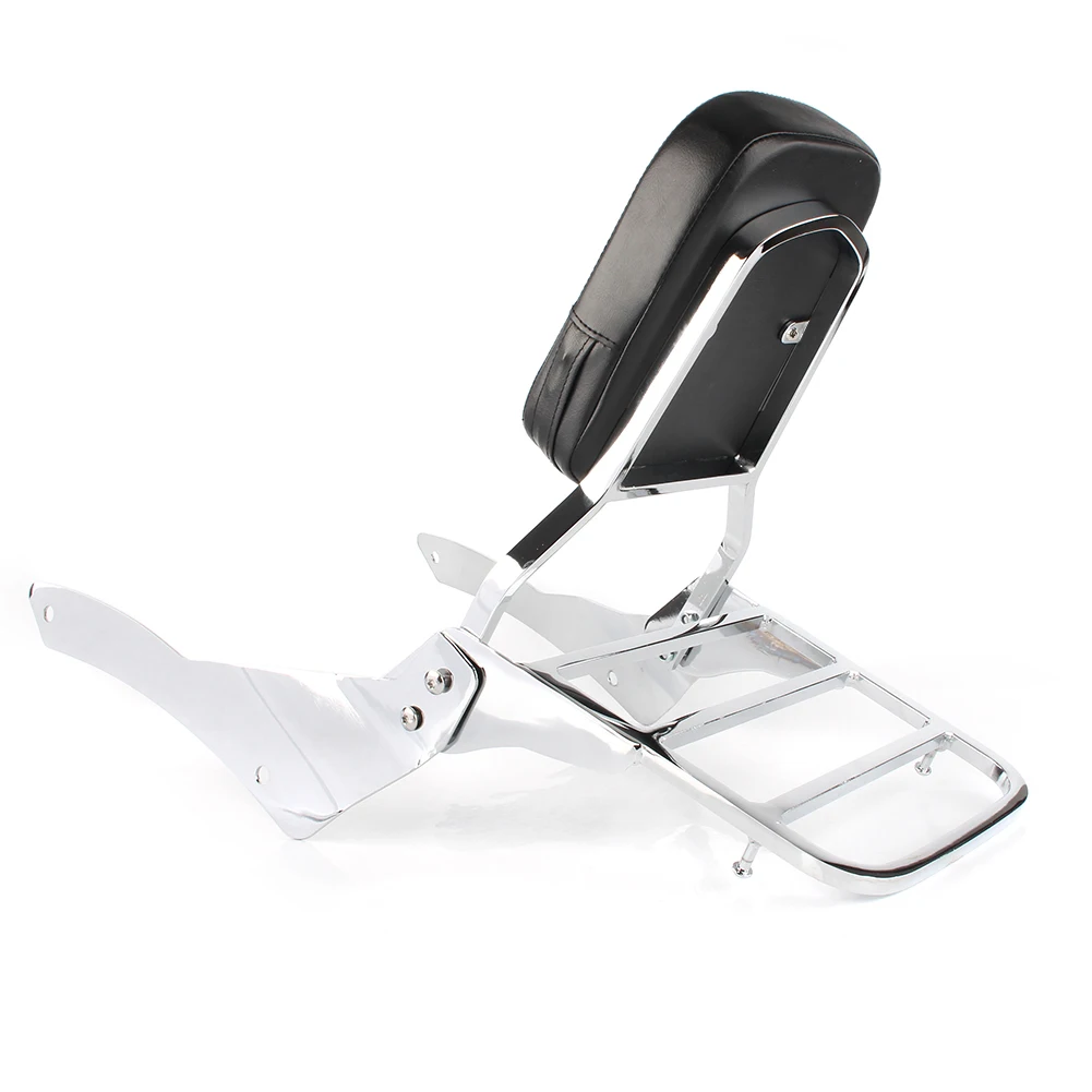 Спинка мотоцикла Sissy Bar с багажником для Yamaha Vstar Dragstar 400 650 Classic 1998-2022 гг.