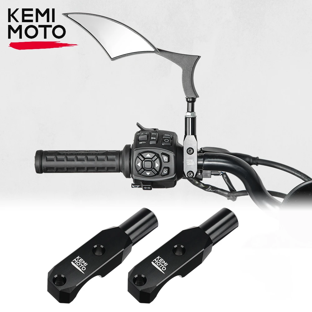 

Motorcycle Rearview Mirror Adaptor Mount Holder Aluminum Alloy Handlebar Mirror Bracket For Sportster S 1250 Moto Accessories