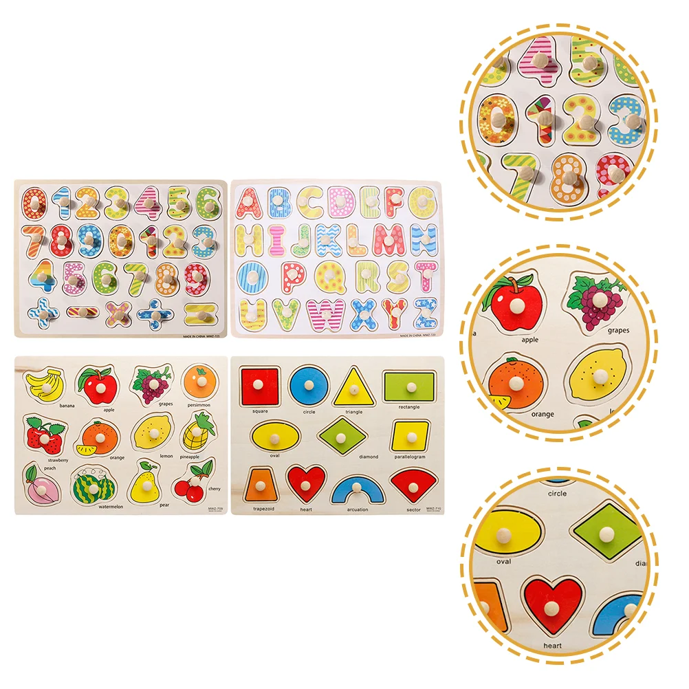 

Puzzle Educational Toys 3+ Year Old Learning Puzzles Toddlers Kids Ages 3-5 Pegged