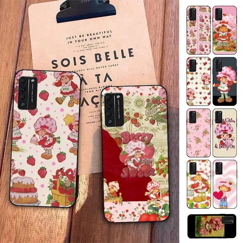 

Strawberry Shortcake Girl Phone Case for Huawei Honor 10 i 8X C 5A 20 9 10 30 lite pro Voew 10 20 V30