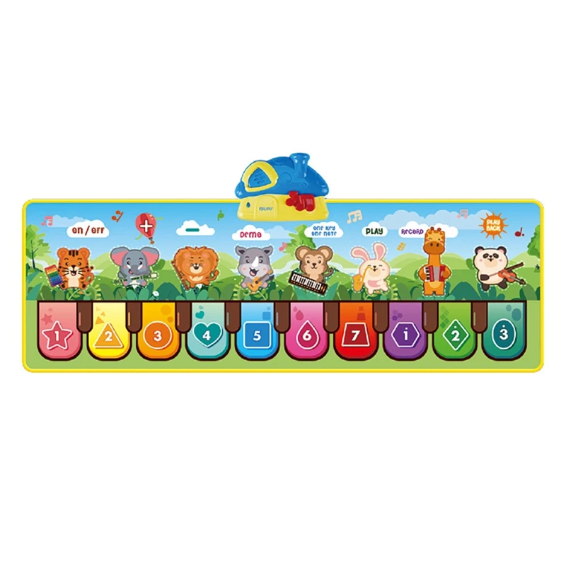 

Коврик для пинино для детей, музыкальный коврик для детей, музыкальный танцевальный коврик для малышей, Рождество, день рождения, лучший под...