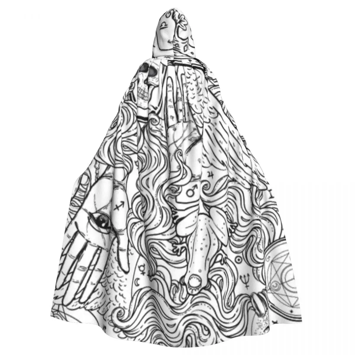 Религия и оккультизм плащ с капюшоном для косплея