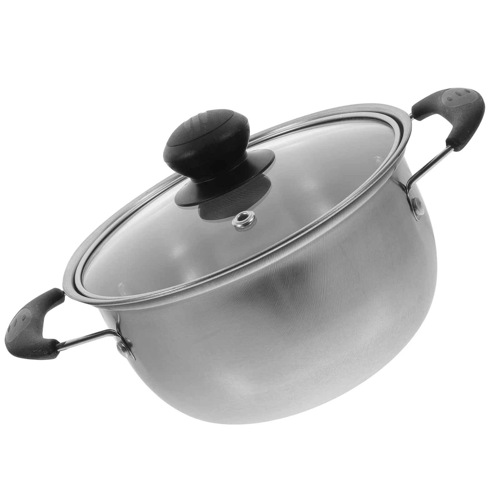 

Stainless Steel Milk Pot Coffee Pan Soup Cookware Glass Teapot Set Pasta Cooker Stock Steam Cooking Stockpot Non Stick