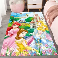 disney cartoon princess childrens playmat anti slip carpet for living room bedroom rug floor mat birthday gift