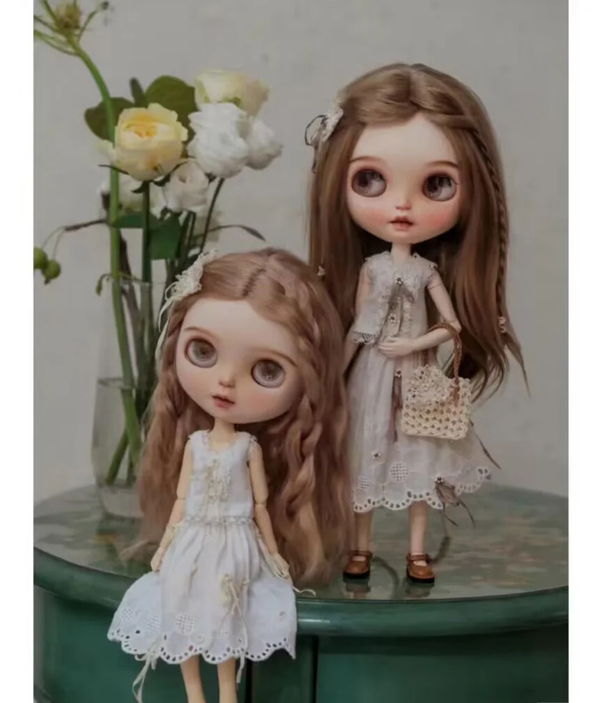 4 шт. топ Landoudou/Blythe в винтажном стиле ретро юбка искусственный воротник заколка