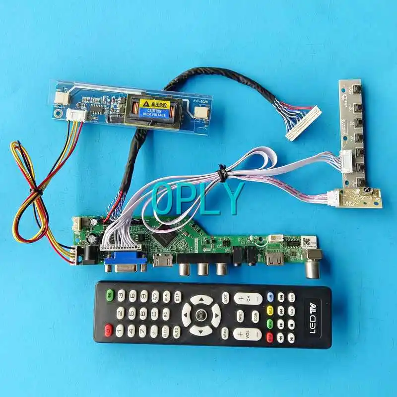 

Плата контроллера ЖК-дисплея подходит для LP171WP5 LP171WP6 LP171WP7 VGA AV USB HDMI-Совместимость 1440*900 2CCFL 17,1 "30 контактов LVDS DIY Kit