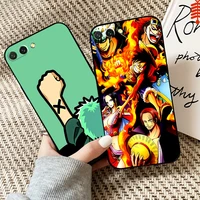 japan one piece luffy zoro for huawei honor 10x 9x lite pro phone case for honor 10 10i 9 9a back carcasa funda liquid silicon