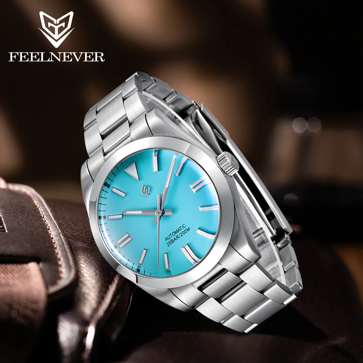 Мужские Винтажные механические часы TERAMI Explore серии 38 мм автоматические из