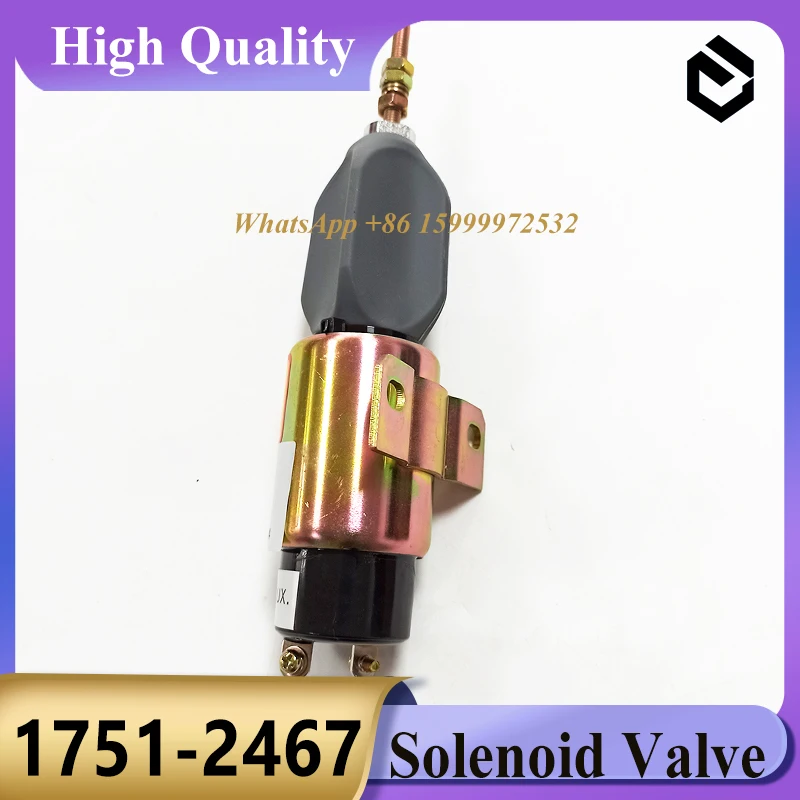 1751-2467 2-контактный стоп-электромагнитный клапан 17512467 Детали экскаватора Caterpillar