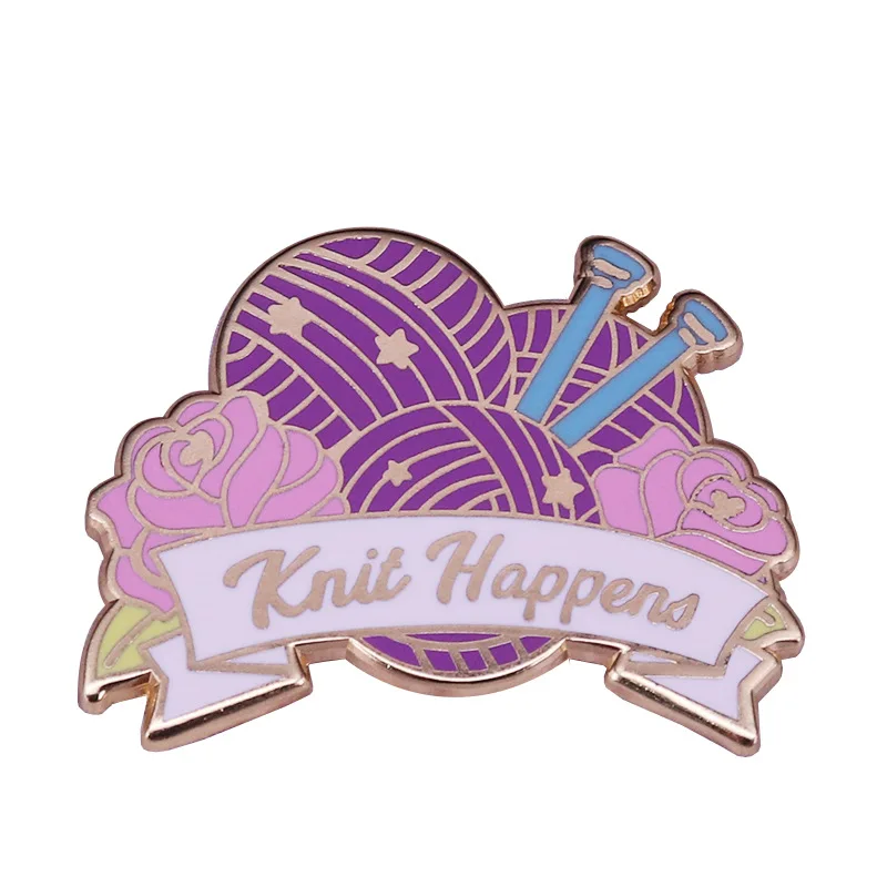 Эмалированная заколка для вязания носков радужных булавка лацканов одежды броши