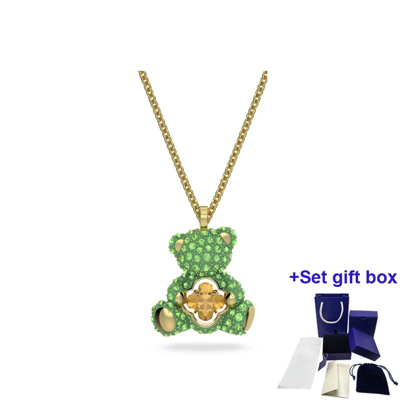 

Летнее Новое высококачественное украшение, ожерелье с зеленым медведем, придаст темпераменту, праздничный подарок полон ритуального чувства