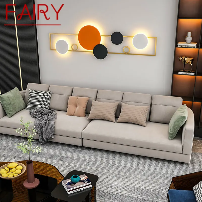 

FAIRY Interior Wall Picture Light Creative Art Rectangular Background Modern LED Sconce for Home Living Room Bedroom