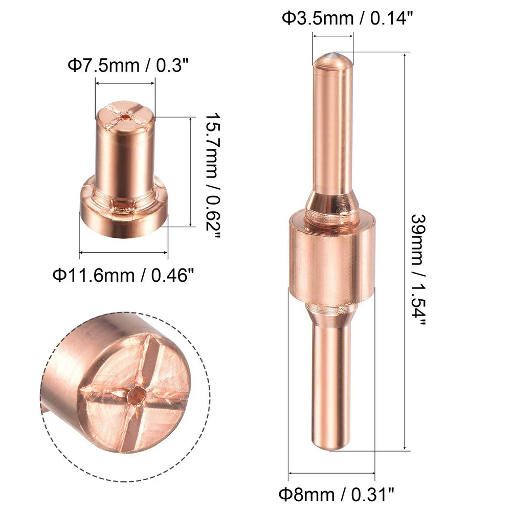 

Protable Plasma Cutter Electrodes Nozzles Accessories CUT-40 LGK-40 PT-31