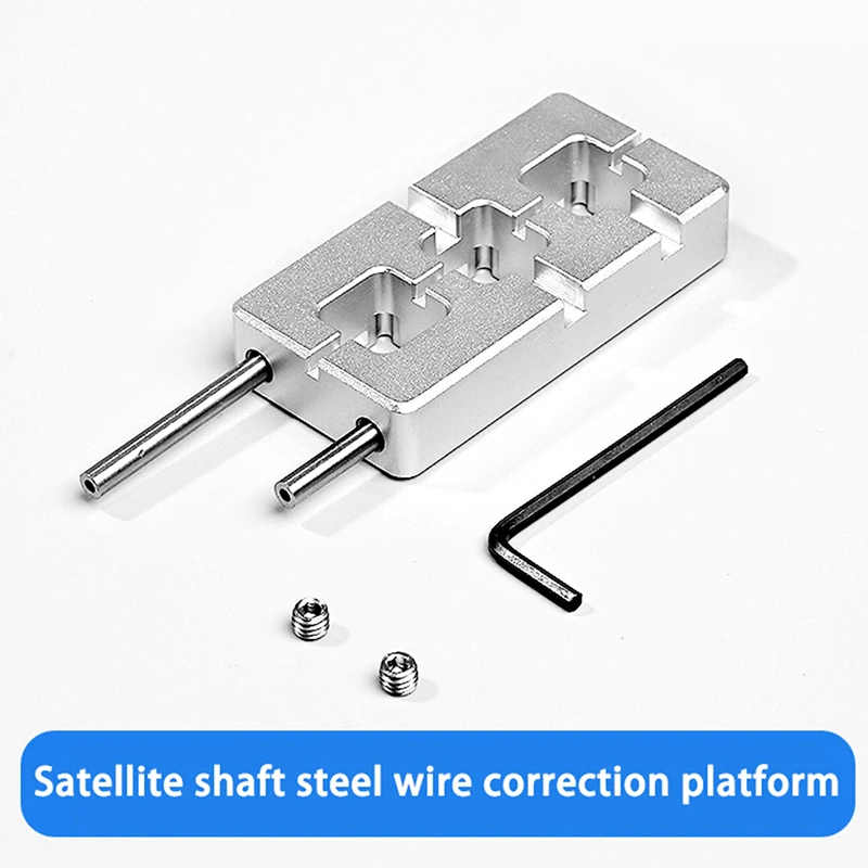 

1 Set Mechanical Keyboard Satellite Axis Steel Wire Correction Leveling Station Corrector Metal Switch Repair Platform Tester