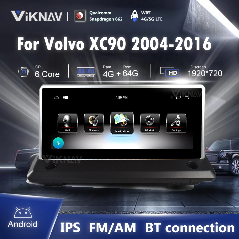 

Android car GPS navigation for Volvo XC90 2004-2016 series CCC auto radio multimedia player GPS head unit stereo tape recorder