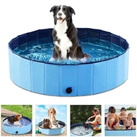 portable foldable pet cleaning pool outdoor pet pvc swimming pool collapsible bathing tub for dog cats 2 size l0d8