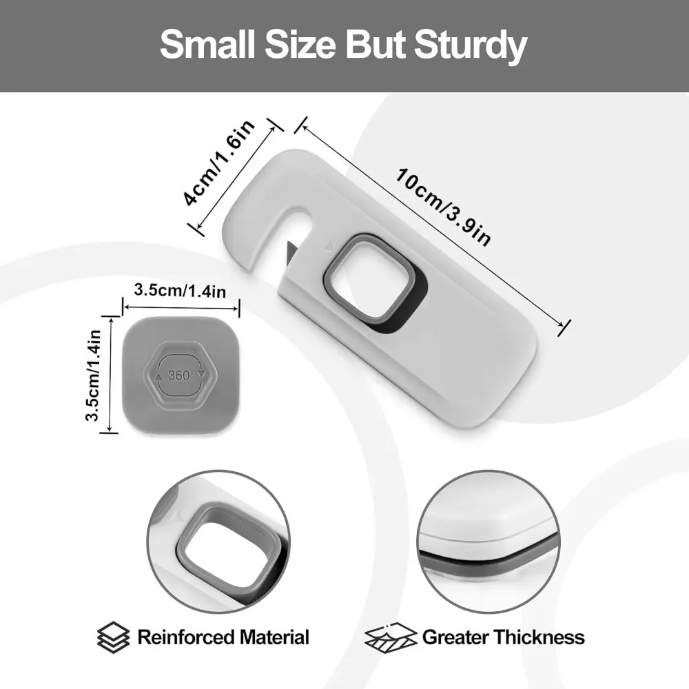 Безопасный замок для холодильника с двойной дверью защиты детей 5 предметов