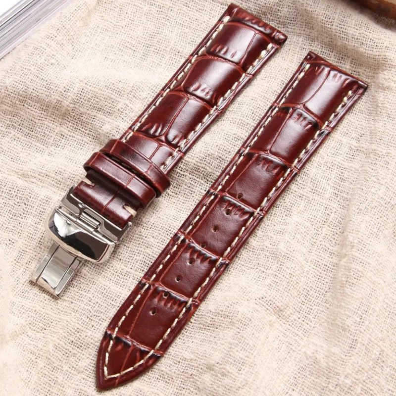 Professional Genuine Leather Watch Band  Belt for Mido BARONCELLI M8600 Srap MULTIFORT/ COMMANDER Men' Wrist watchband 20/22mm