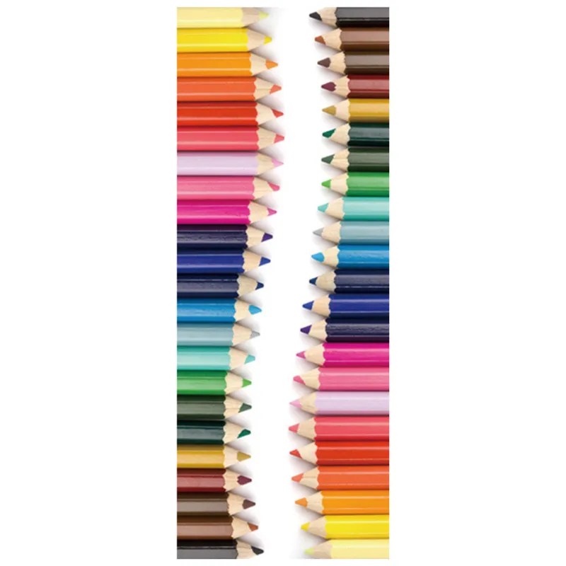 3D наклейки на дверь в виде карандаша и талии искусство стену украшение из ПВХ для