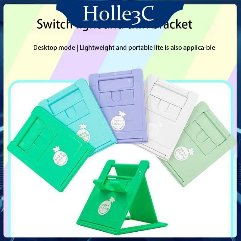 

Folding Design Storage Rack Anti-slip Protection Pink Bracket Small And Portable Anti-fall Game Accessories Charging Opening Red