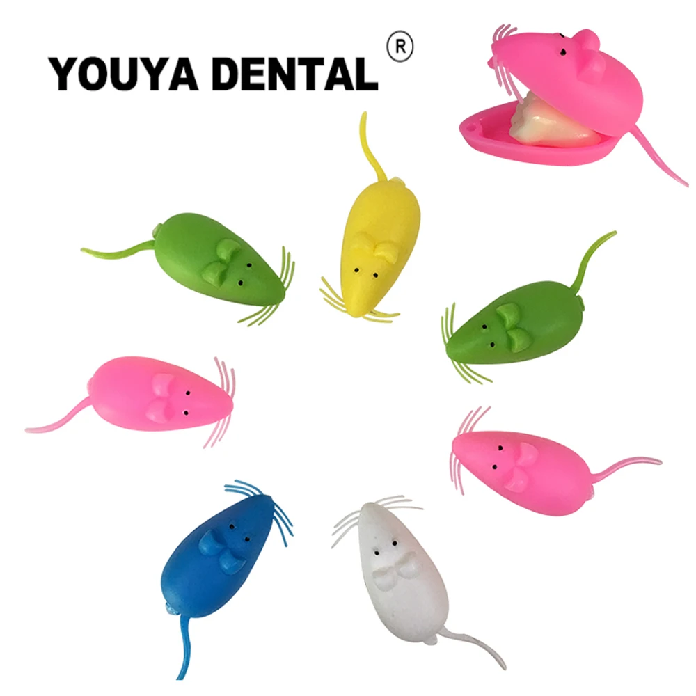 

1PC Baby Tooth Box Organizer Kids Personalised Mouse Shaped Milk Teeth Case Storage Memory Case Container Plastic Children Gifts