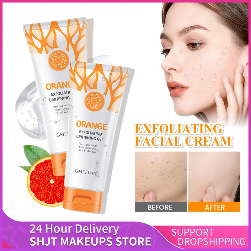 

Orange Exfoliating Gel Dead Spot Remover Brighten Peeling 50g Gentle Repair Scrub Whiten Hydrating Moisturizer Korean Skin Care