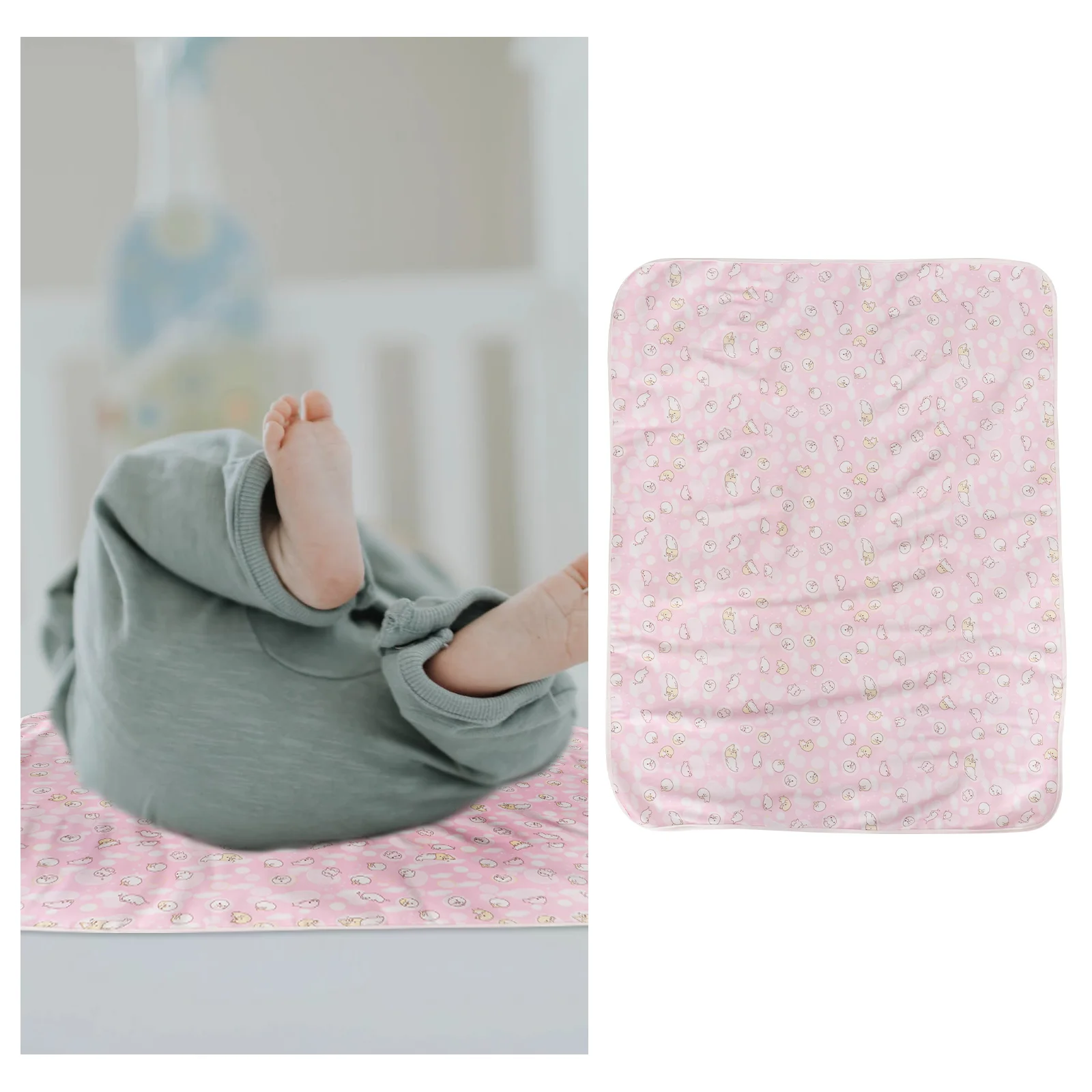 

Pad Changing Baby Mat Portable Urinal Diaper Station Changer Foldable Folding Absorption Water Travel Mobile Septum Lovely
