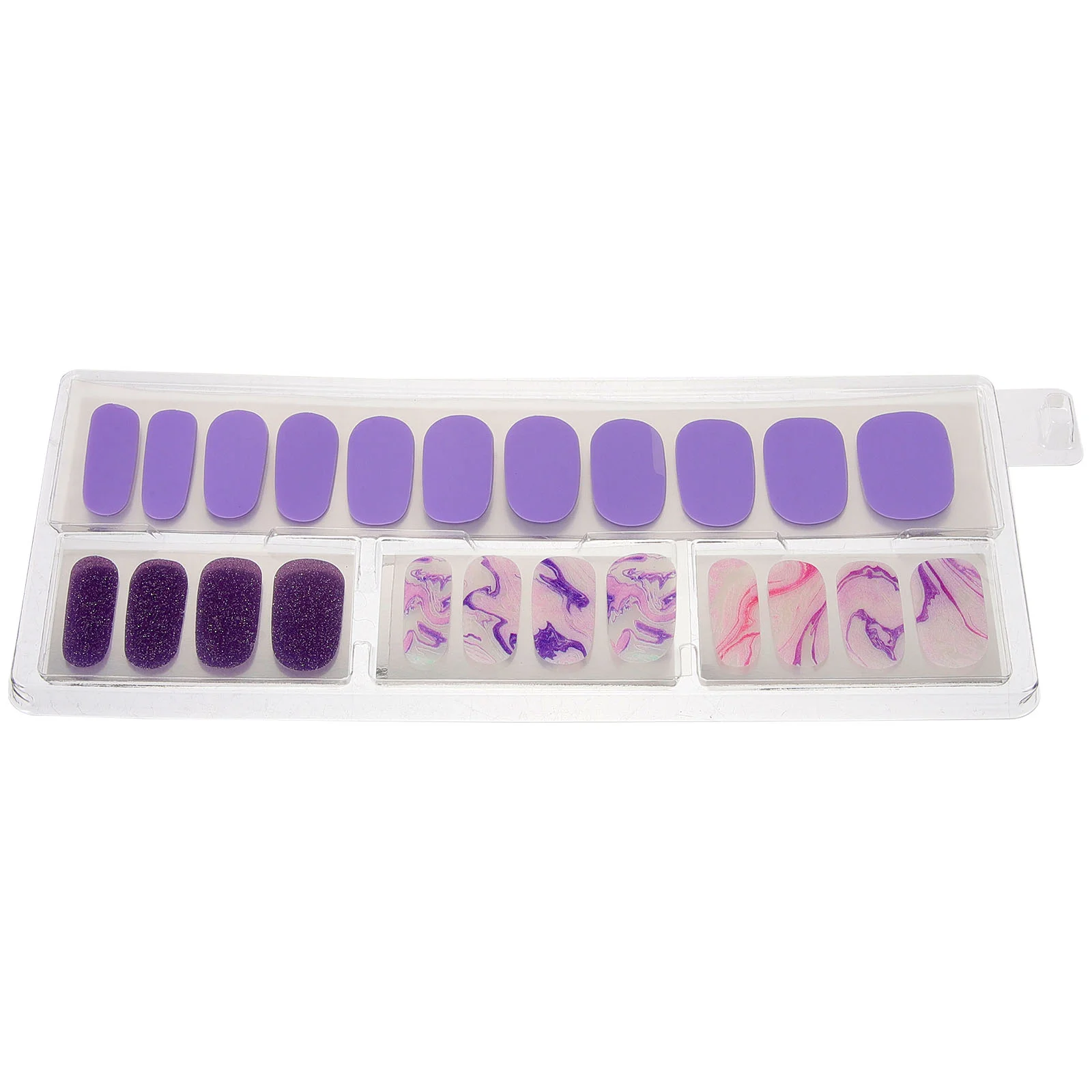 

34pcs Nail Stickers Full Wrap Nail Strips Self-adhesive Nail Decals Manicure Supplies for Women Girls
